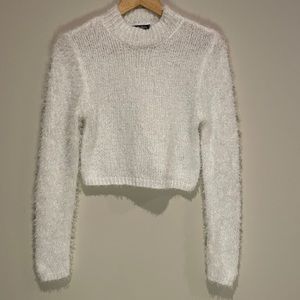 Cropped fuzzy Wild Fable sweater Size S